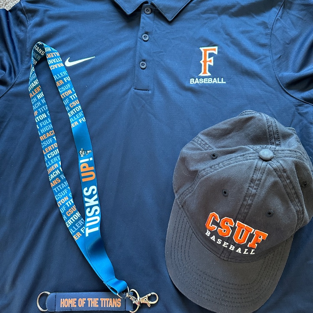 CSUF Nike Men's California State University Fullerton Baseball Apparel